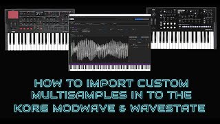 Importing Custom Samples into Korg Modwave and Wavestate Synthesizers (with free Fairlight sound)