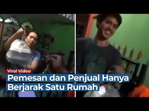 Ojol Antar Orderan Makanan Hanya Jarak Lima Langkah