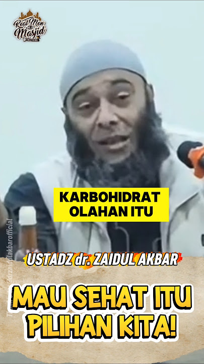 SEHAT ATAU SAKIT, ITU PILIHAN SENDIRI! #drzaidulakbar