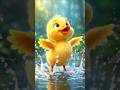 Cute Duck Rain Song 2 ☔🦆 | Fun Kids Cartoon Song | Nursery Rhyme Animation#nurseryrhymes