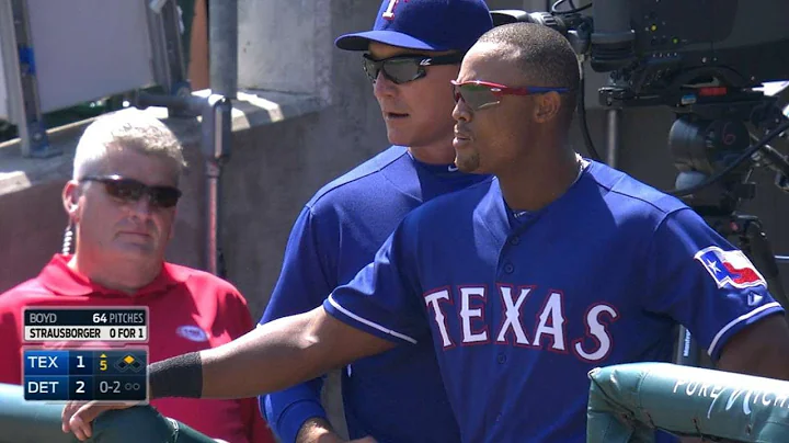 Beltre, Banister get ejected in the 5th