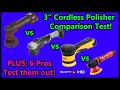 Cordless Polishers ULTIMATE COMPARISON & TEST FLEX PXE 80 vs Mirka 312NV vs Shinemate EB315 vs SPTA