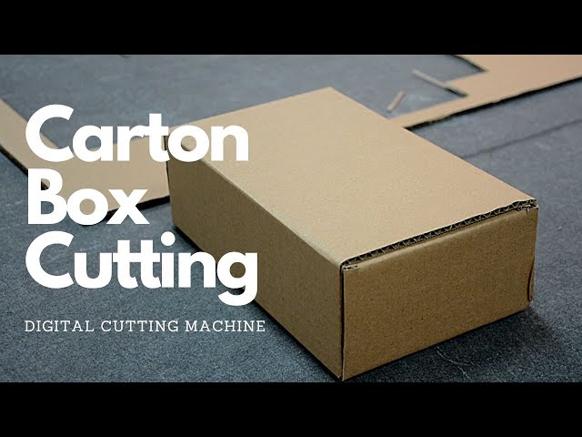 Carton Board Box Cutting Machine  Digital Cardboard Cutting Machine 