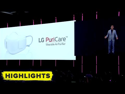 LG reveals PuriCare wearable air-purifying mask (IFA 2020)