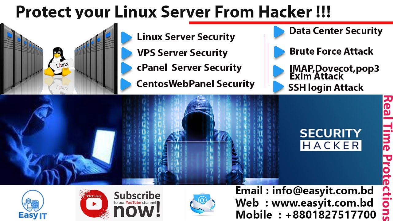 How to Protect your Linux Server (Cpanel, Radius, VPS, Data Center ...