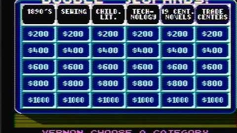 Jeopardy! 25th Anniversary Edition (NES) (Hard vs. CPU) Speedrun in 17:14 (World Record)