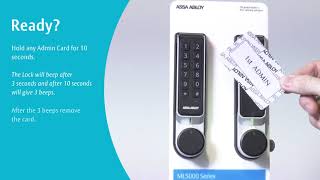 ML52 Digital Cabinet Lock – How to Change the Administration Cards by ASSA ABLOY Opening Solutions New Zealand 77 views 5 years ago 1 minute, 16 seconds