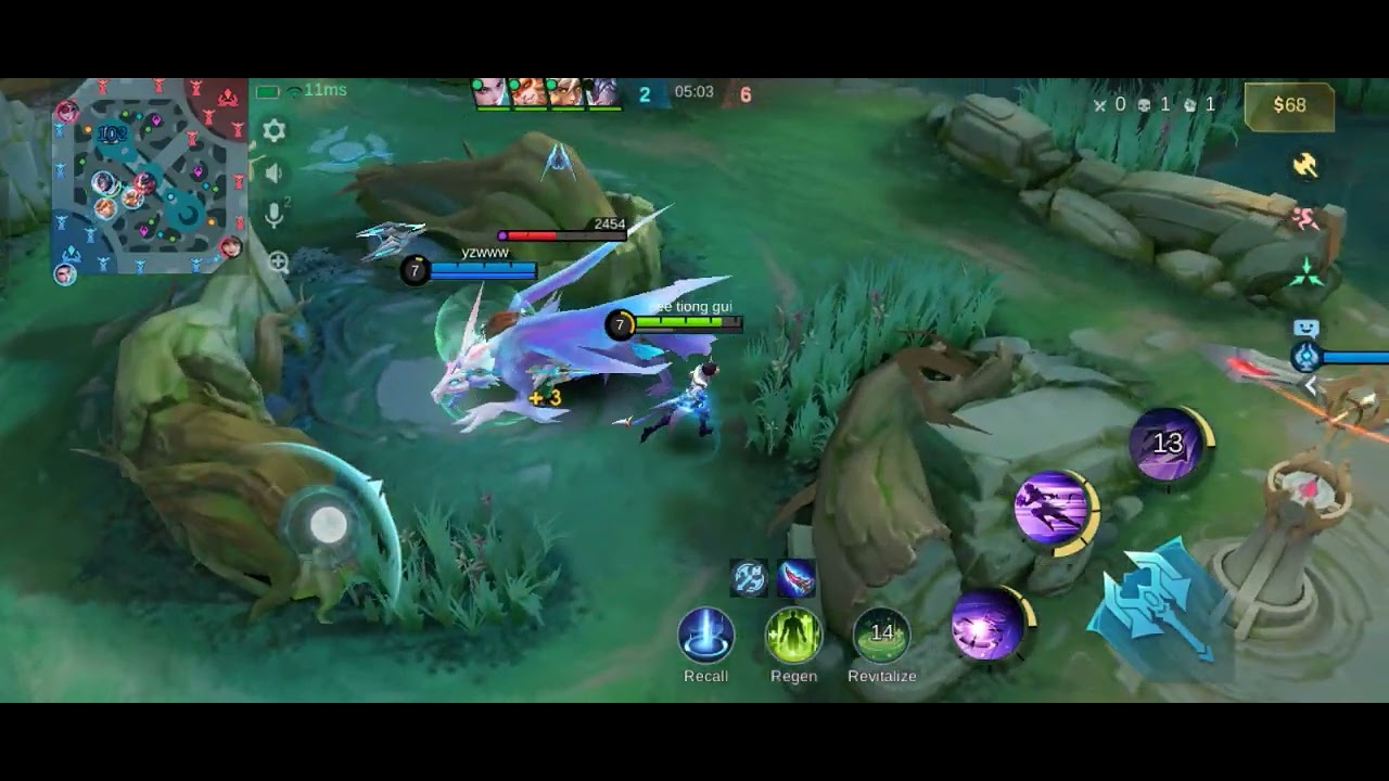 Playing with zong wei again (part 2)MLBB - YouTube