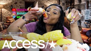 Millionaire Mukbang Sensation Bloveslife Is Dying To Feast On Seafood With Cardi B