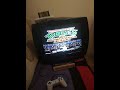 играю Sega mega drive 2 в Ninja turtles ruturn на ламповом цветном телевизоре LG