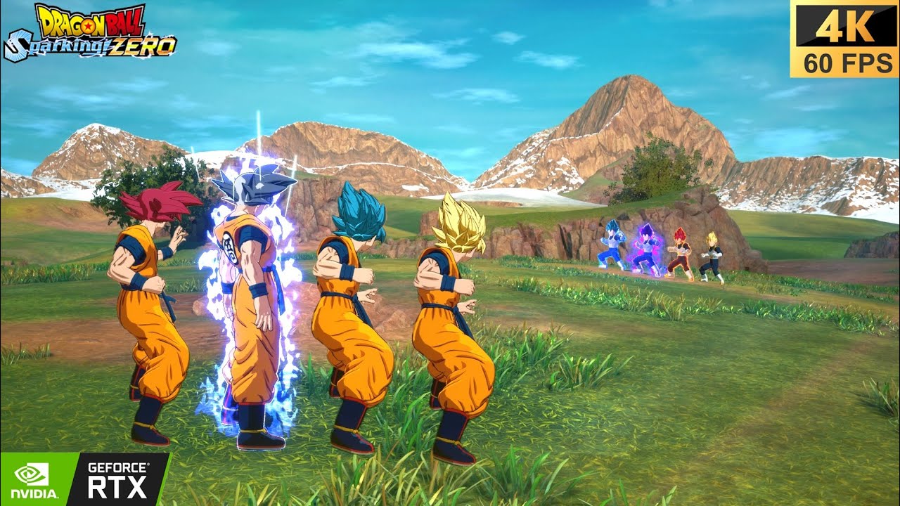 Goku Form's VS Vegeta Form's, Insane Battle, Dragon Ball Sparking Zero, 4K 60FPS.