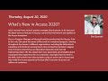 What's New in Access 2020