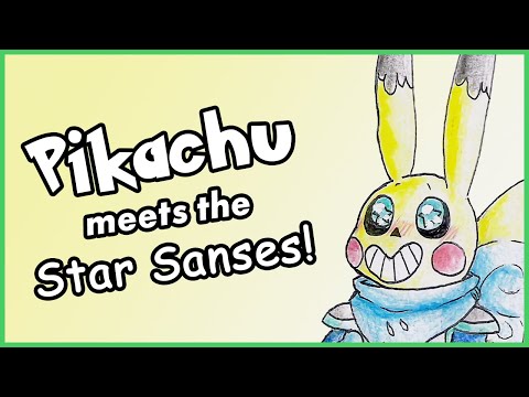 Pikachu meets the Star Sanses! (Feat. @destinh66 and @MrAmazingVAOfficial ) Undertale AU Comic Dub