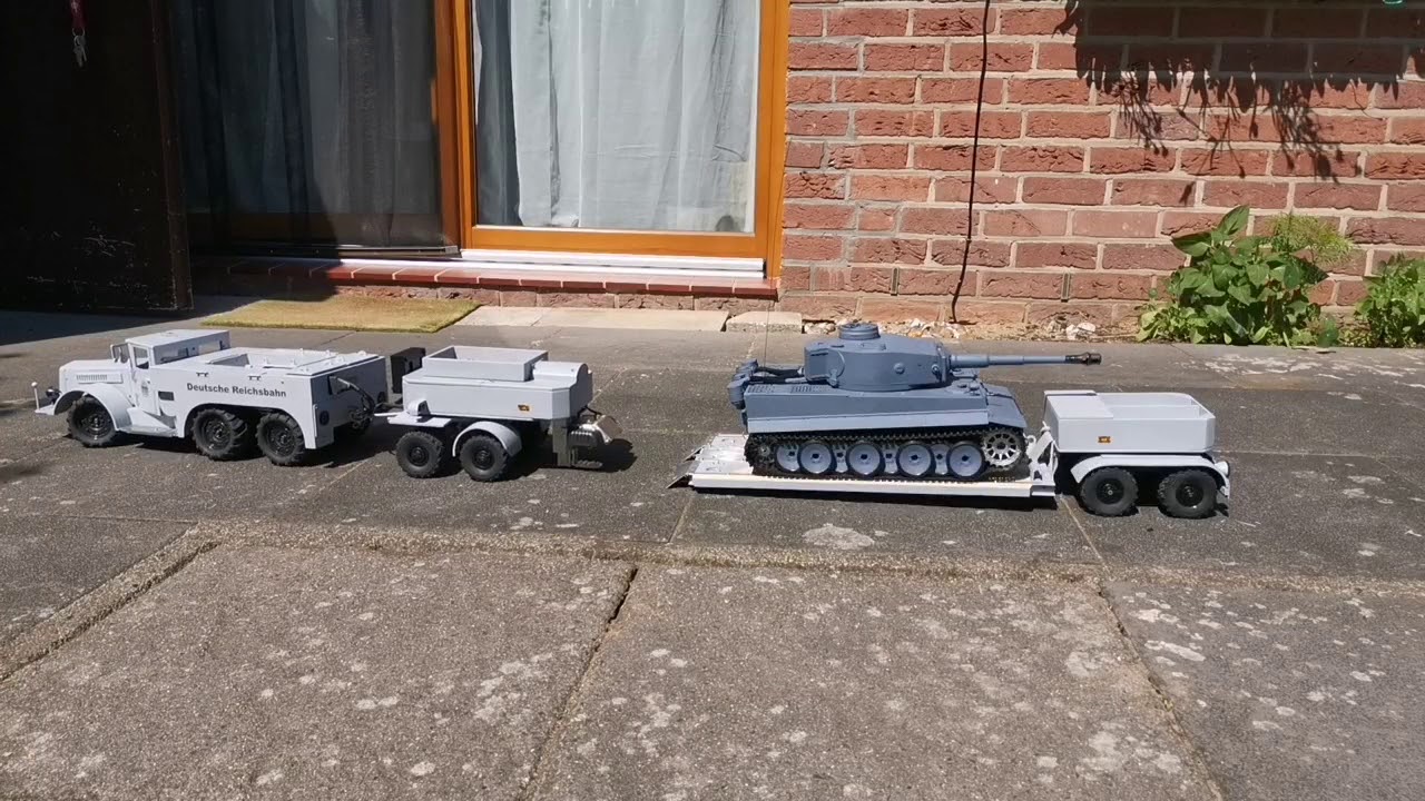 RC Modellbau LKW 116 Kaelble Z6 W2A 100 mit Tieflader und Tiger 1 YouTube RC Modellbau LKW 116 Kaelble Z6 W2A 100 mit Tieflader und Tiger 1 YouTube
