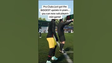 🚨 PRO CLUBS NOW HAS SUBS?! Game-Changing EAFC 25 Update! #EAFC26  #EAFC26Gameplay #EAFC26ProClubs