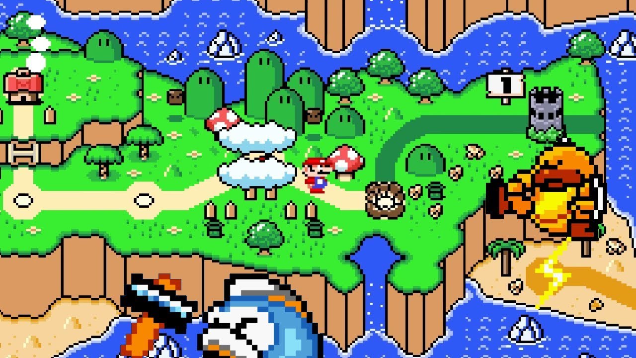 New Super Mario World 2 - Around the World (Longplay/Playthrough