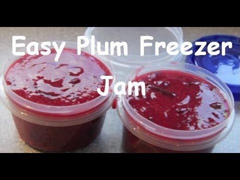 Plum Freezer Jam- Easy 15 Minute Recipe - YouTube