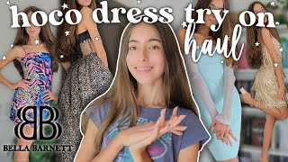 HOMECOMING DRESS TRY ON HAUL ✨️| Bella Barnett haul