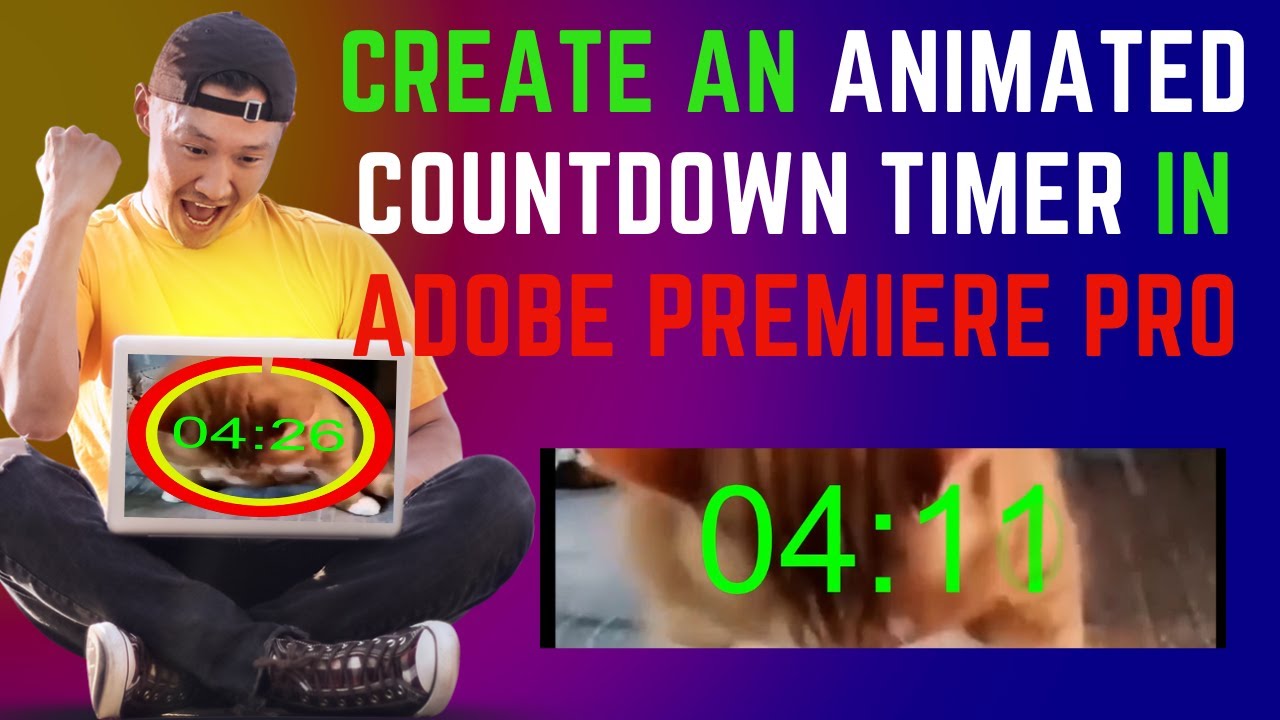 How to Create an ANIMATED COUNTDOWN TIMER in Adobe Premiere Pro