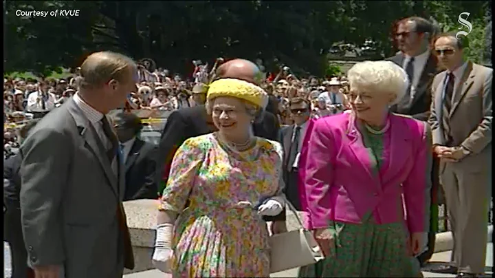 Queen Elizabeth II, Prince Phillip visit Austin, T...