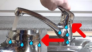 Wasserhahn reparieren - Wasserhahn abdichten - Einhandmischer reparieren - Tipps und Tricks