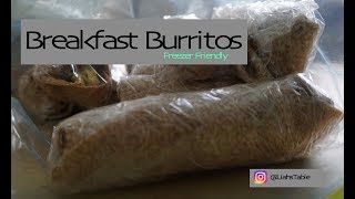 Breakfast Burritos - Freezer Friendly