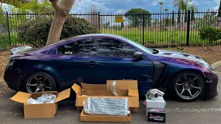 Finally Boosting My G35! Single Turbo!