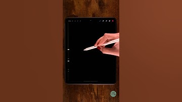 How to make a PERFECT CIRCLE in PROCREATE #Shorts
