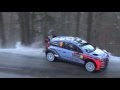 Rallye monte carlo 2016 passage i 20 hyundai train arrire pli