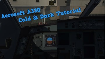Aerosoft A330 Realisitc Cold and Dark tutorial, including: MCDU Preflight and Start procedure. 1/3
