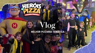 Conhecemos A Melhor Pizzaria Temática De Floripa - Heróis Da Pizza Familia Lub