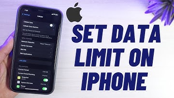 How to Set Data Limits on iPhone | 2023