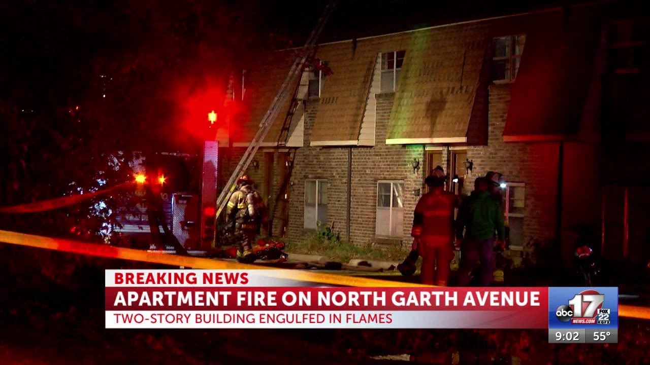 No injuries in two-story apartment fire in Columbia - YouTube
