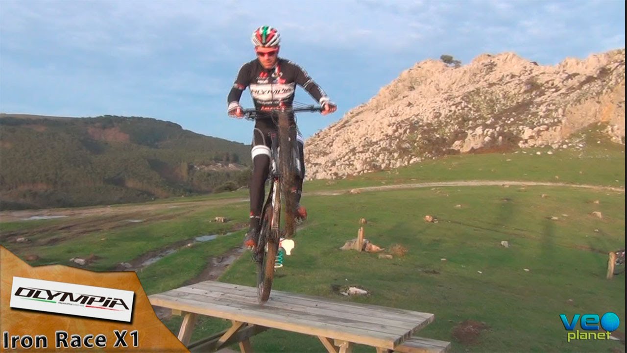 Test de la Olympia Bicicleta MTB Iron Race X1 - YouTube