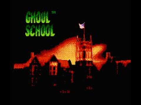 Ghoul School Walkthrough (Школа упырей прохождение) NES, Famicom, Dendy, 8 bit