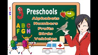 PreSchool Syllabus, Preschool Complete Course , Preschools Complete Course  in English, PreSchools
