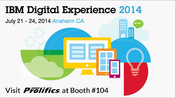 Prolifics at IBM Digital Experience 2014