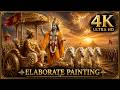 Divine Wisdom at Kurukshetra Framed Tv Art Screensaver| TV |3 Hr