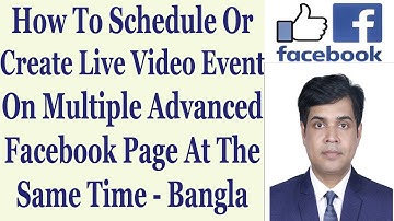 How To Schedule Or Create Live Video Event On Multiple Advanced Facebook Page At The Same Time