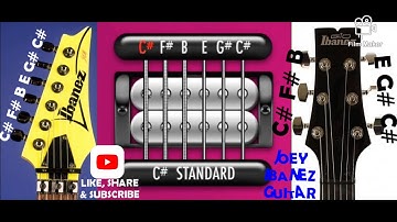 6 Strings C# STANDARD / Db TUNING (C#-F#-B-E-G#-C#)