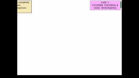 Square Prism to cylinder, Cylinder Standing & Cylinder Penetrating Part:- 04