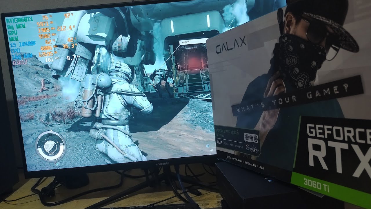 STARFIELD - COM O FRAME GENERATION NA RTX 3060 Ti (MOD DO NUKEM) - YouTube