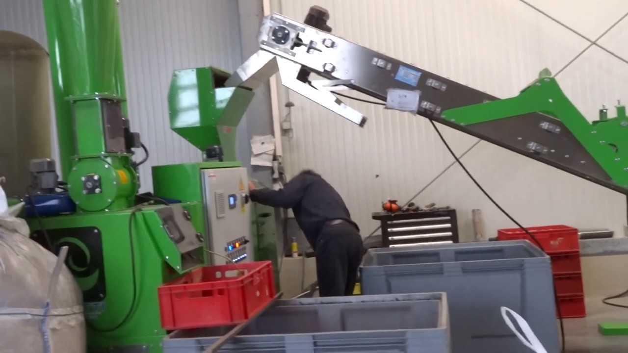 Kabelgranulieranlage Guidetti Sincro 315 Mill mit  Vorshredder PMG 400 E