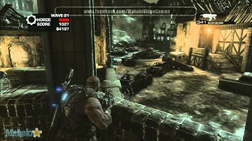 Gears of War 3 - Horde Mode: Gridlock First Attempt with JR Wave 21