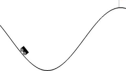 A Q-learning agent solving the classic mountain-car reinforcement learning problem