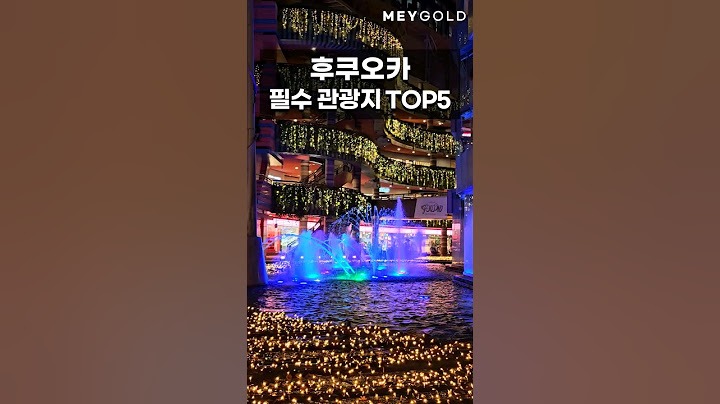 후쿠오카 여행에서 놓쳐선 안될 필수 여행코스 TOP5✨️