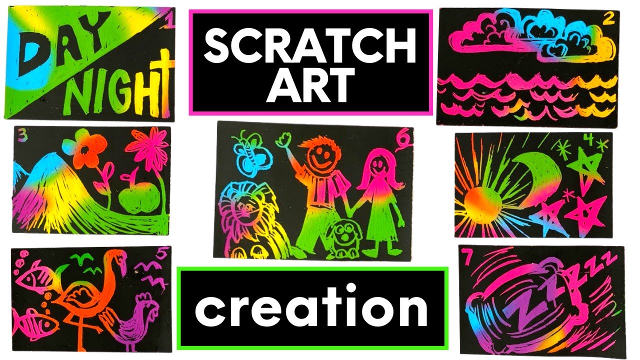 DIY Scratch Art: A Simple 2-Step Art Activity for Kids 