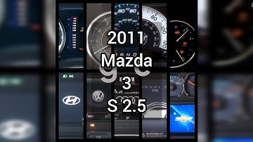 Mazda - 3 - 2011 - 3 2.5 (Automatic): Gauge / Instrument Cluster Startup Sequence