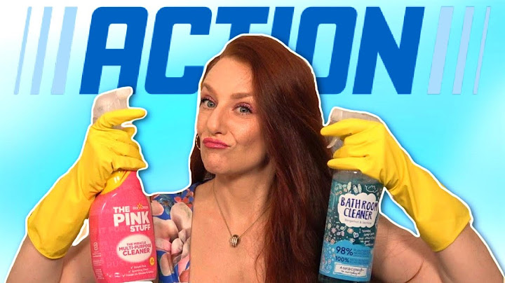 Je teste & juge des produits ACTION pour le ménage dont le fameux PINK STUFF