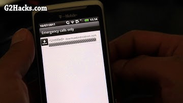 Virtuous DoubleShot ROM for G2 Phone with Sense 3.0!